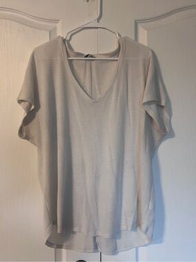 Dex V-Neck Waffle Knit Top
